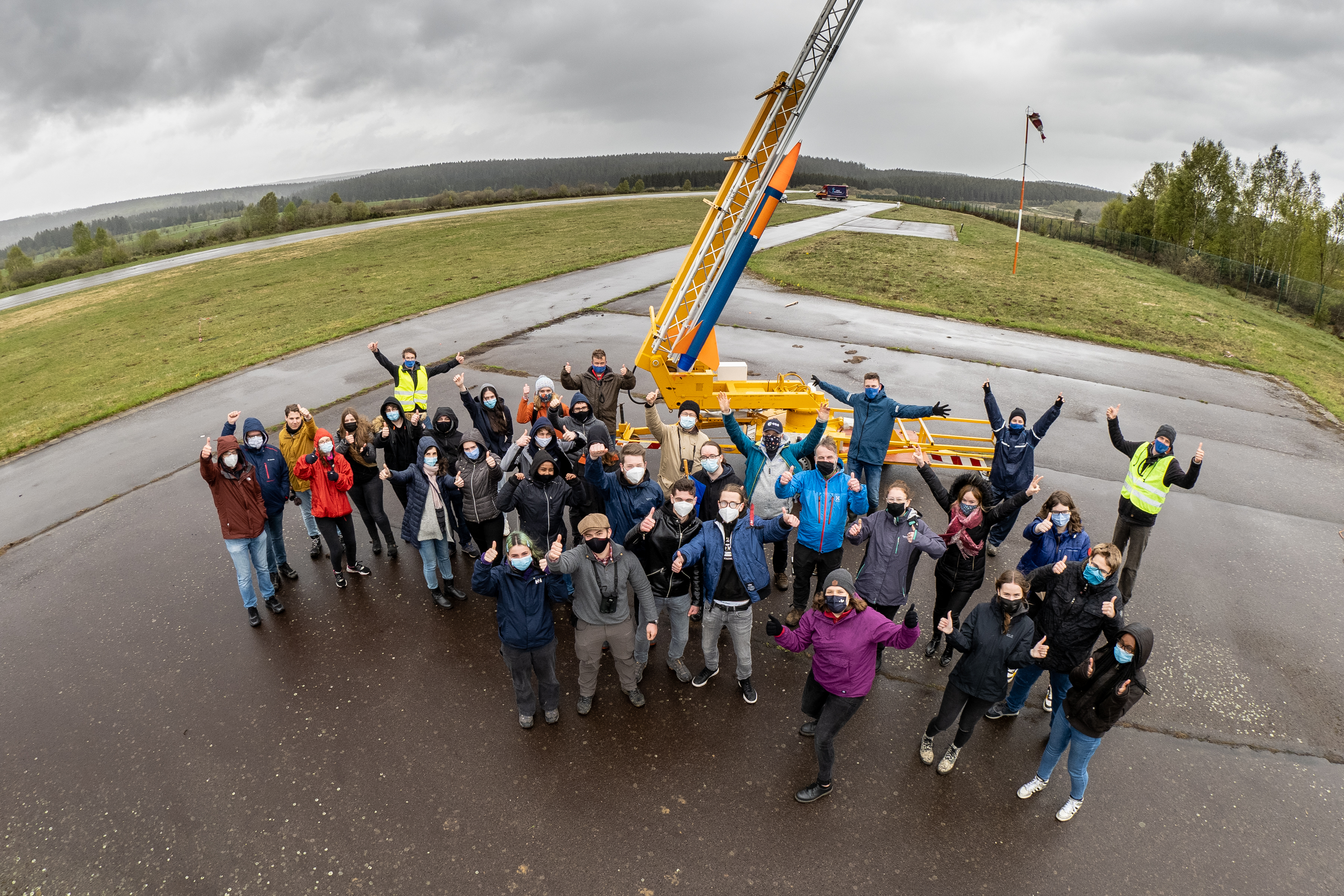 Erfolgreicher Start von CanSat 2020-2021!