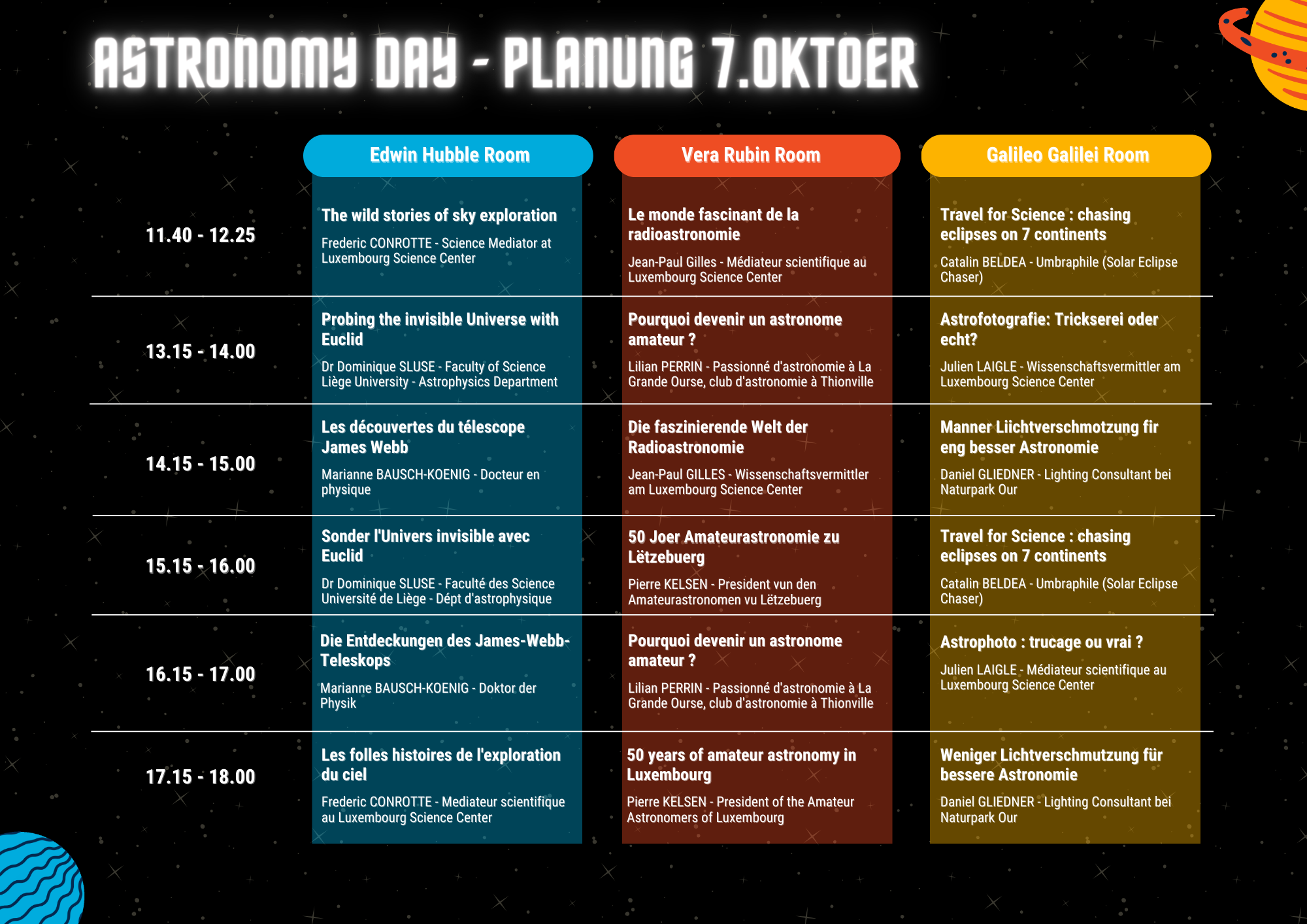 Planning Talks DE
