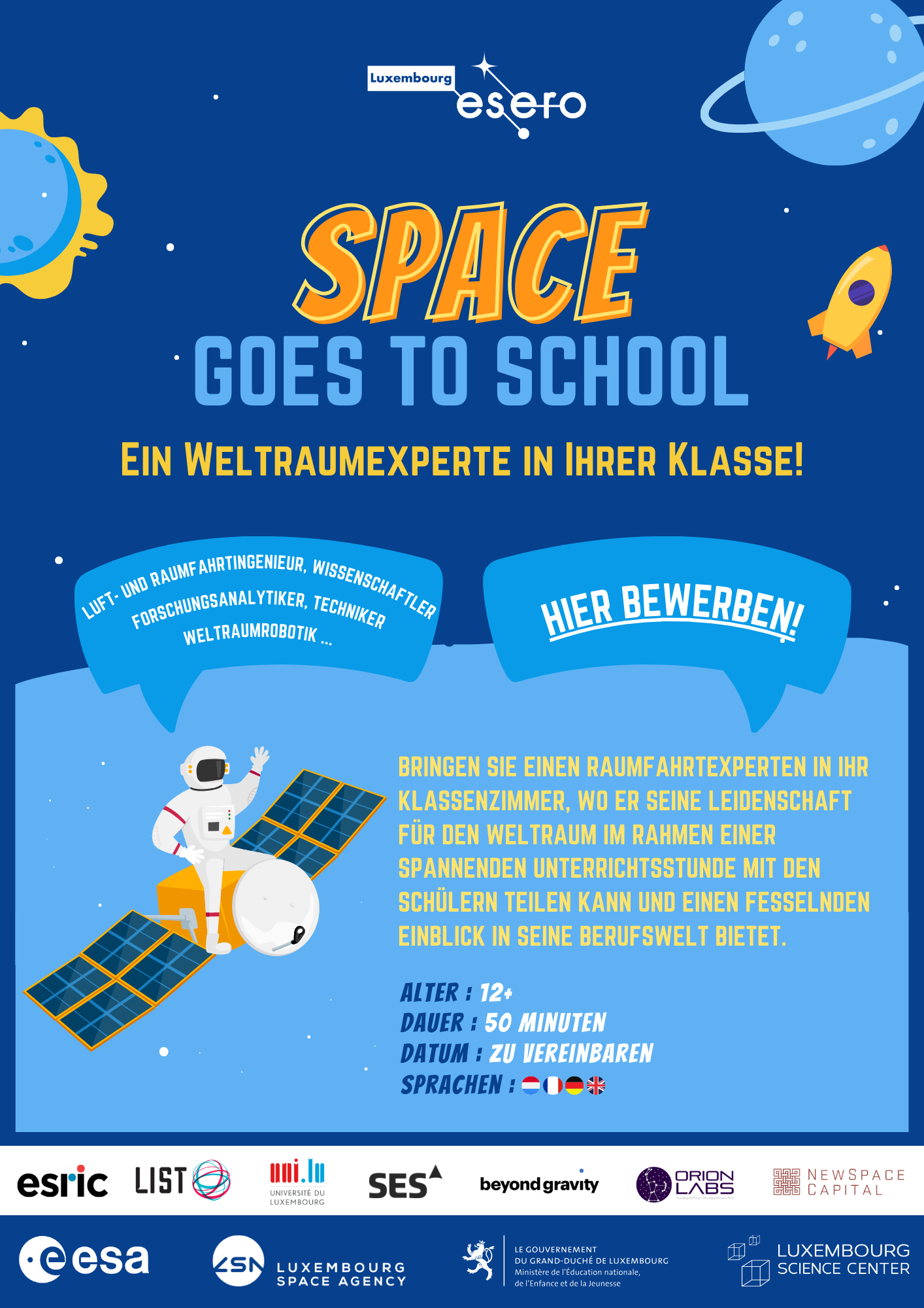 Space Goes to School Sekundar - DE