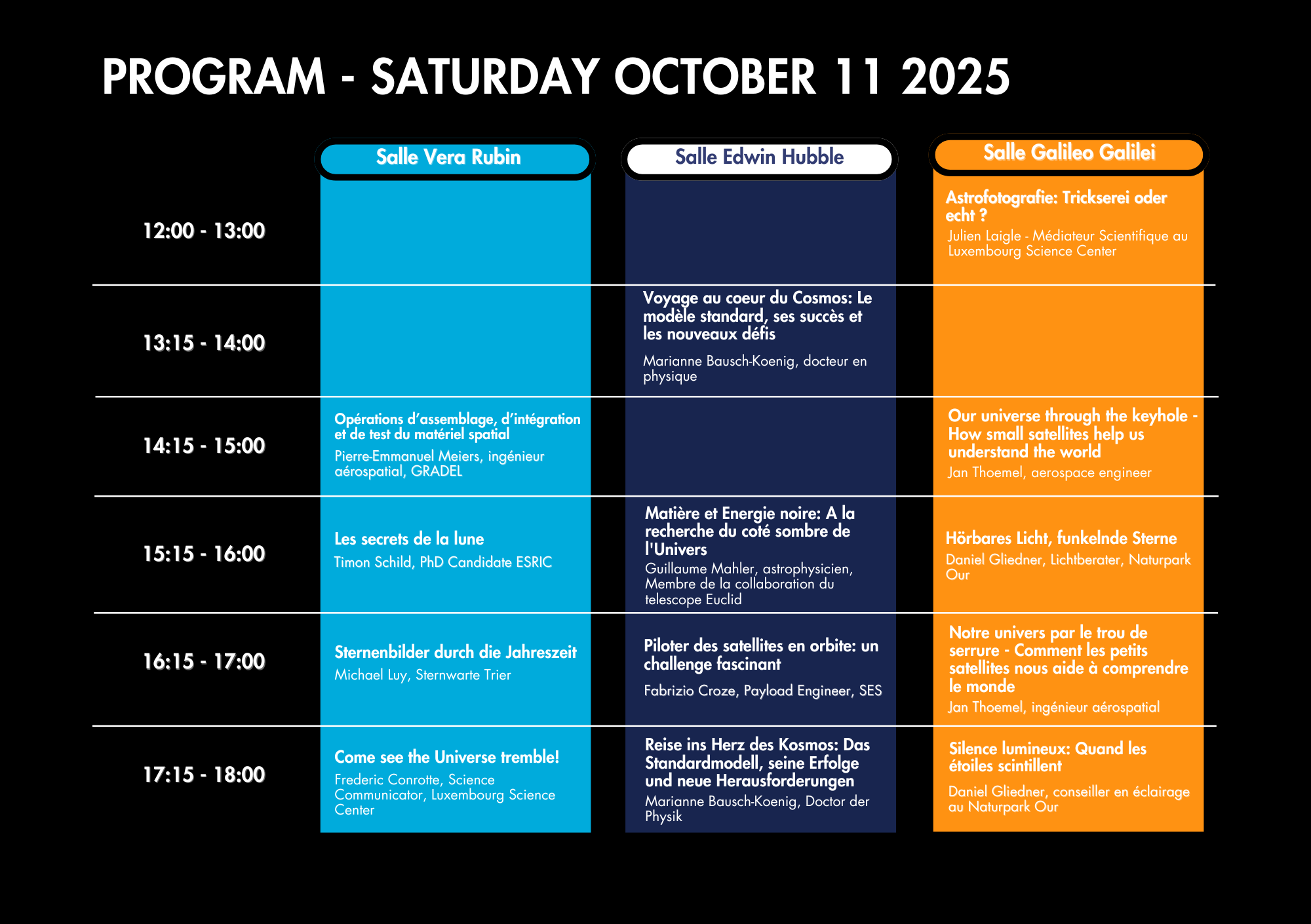 2025 - Astronomy Day Booklet (EN - A5) Astronomy days 2025 programme