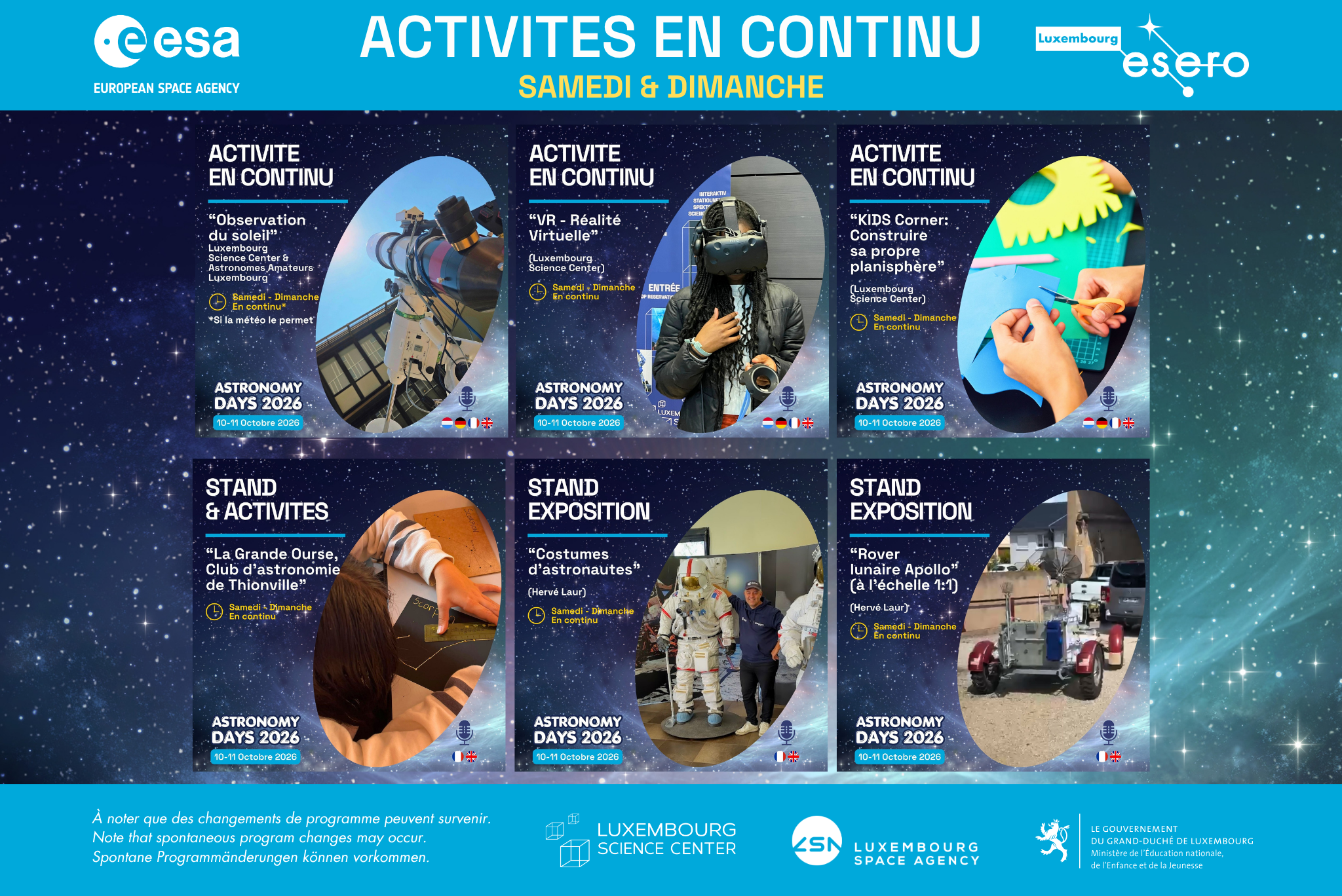 Astronomy Days 2025 Programm